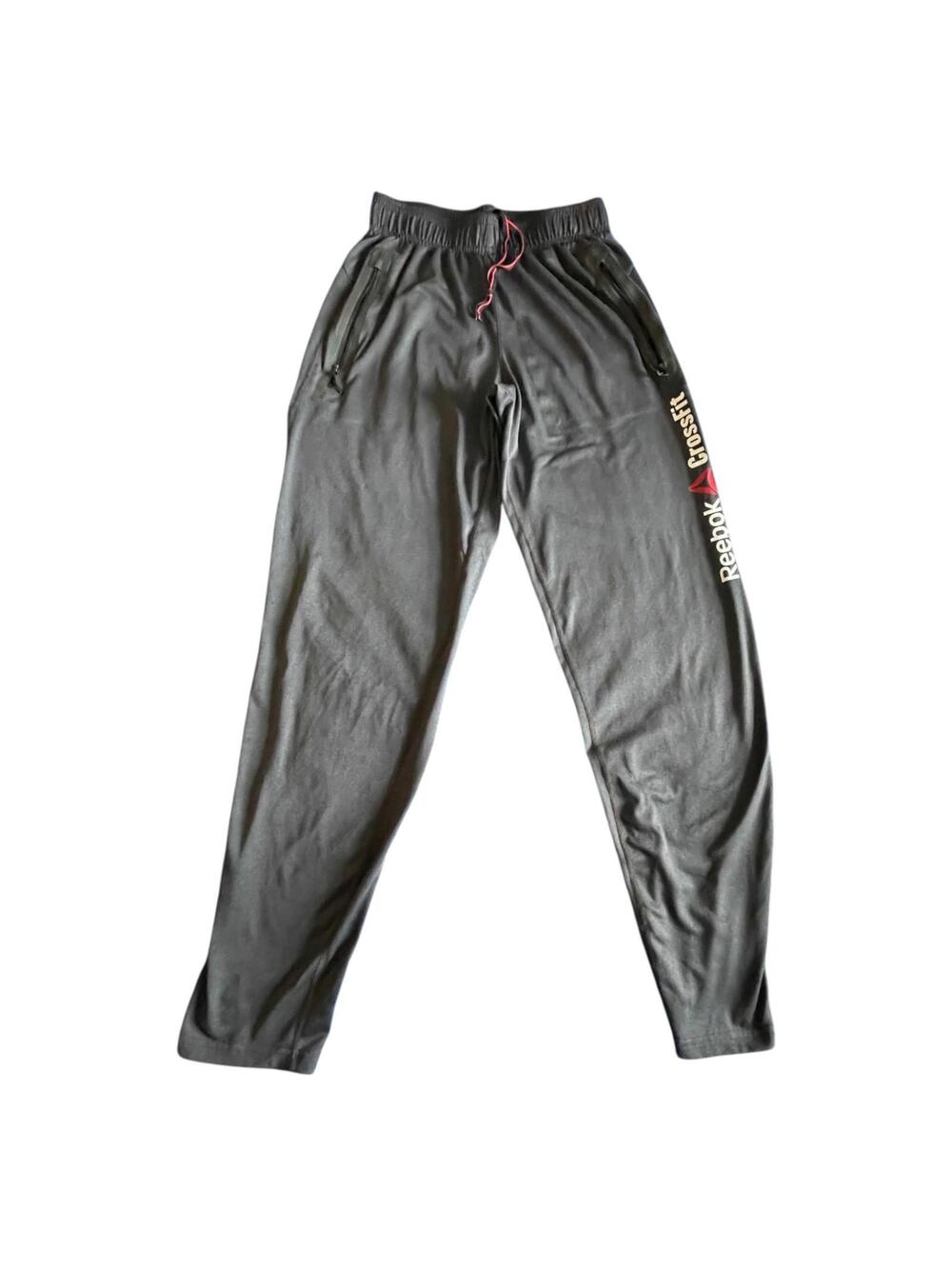 Reebok CrossFit Pants Men's Small Black Speedwick Running Joggers Athletic CLEAN